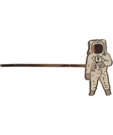 Moon 3 Hair Pins Set - Planet Astronaut and Apollo 11 Plaque Quote - Buy Online on GoSupps.com