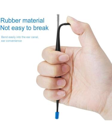 Earwax Removal Kit - Spiral Ear Wax Removal Tool with Soft Brush and Stainless Steel Ear Picker - Blue - Buy Online on GoSupps.com