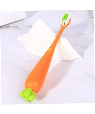 Minkissy 12 STK Carrot Toothbrushes for Kids | Fun Children's Hand Toothbrushes | Train Healthy Dental Habits - Buy Online on GoSupps.com