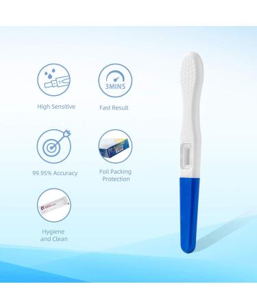 Golden Time 2-Pack Early Pregnancy Tests | Fast & Accurate HCG Urine Test Kit for Home | Easy & Sensitive Self-Testing | Blue - Buy Online on GoSupps.com