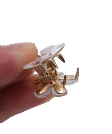 12 Pieces Mini Daisy Flower Hair Claw Clips in White and Pink - Hair Accessories for Women and Girls - Buy Online on GoSupps.com