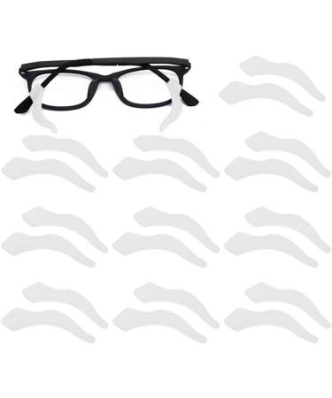 Lpitoy 10 Pairs Silicone Ear Glasses Earplugs Comfortable Soft Holder Ear Grip For Sunglasses White