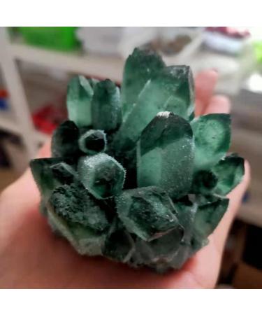 Natural Crystal Rough for 200-800g Natural Green Ghost Phantom Quartz Crystal Cluster Rock Stones and Crystals Home Decor (Size : 250-300g) - Buy Online on GoSupps.com