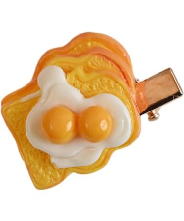 hgnxa Creative Simulation Bread Shape Hairpin for Girls Carnival Taking Photo Hair Barrettes Aesthetics Hair Accessories 2 simulated food dou - Buy Online on GoSupps.com