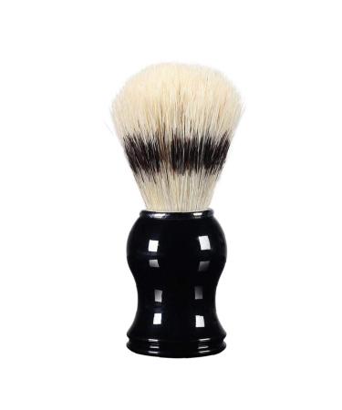 1PC roof hair shaving brush hand crafted shaving brush Barts brushes with metal resin handle mal luxury professional hair salon tool (black)