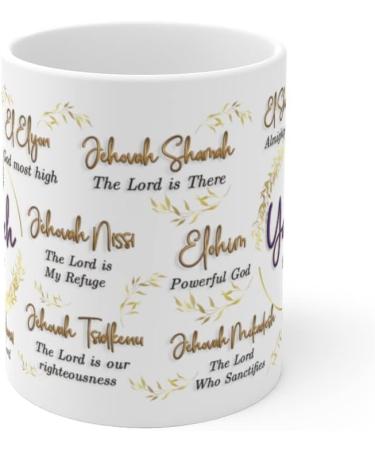 Yahweh Holy Names of God Mug - 11oz & 15oz | International Shipping Available - Buy Online on GoSupps.com