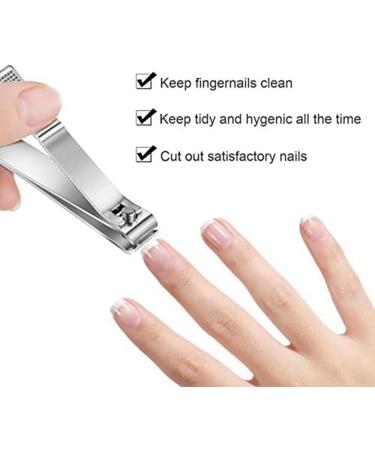 Bonkshire Toenail Clippers Toenail Clippers with Straight Stainless Steel Nail Clippers for Men and Women Thick Nails 6 Pieces Silver - Buy Online on GoSupps.com
