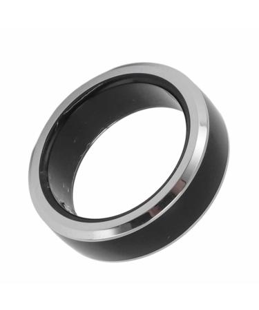HCPZL Smart Rings for Men and Women Smart Ring Tracker BT5.1 Step Counting 5ATM Waterproof Smart Ring with APP for Android for iOS for TikTok Camera Remote (10#) 8#