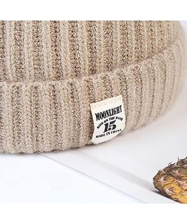 XYIYI Baby Kids Winter Knit Hat with Fur Pom | 6-24 Months Boys Girls Cap - Khaki - Buy Online on GoSupps.com