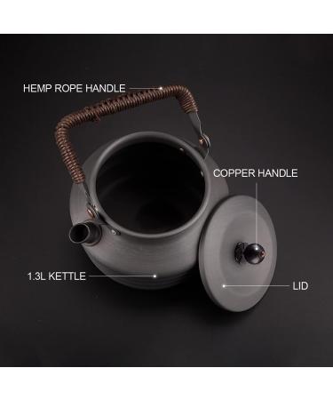 Alocs 1.3L Portable Camping Kettle - Lightweight Tea & Coffee Pot for Outdoor Hiking and Picnics - Buy Online on GoSupps.com