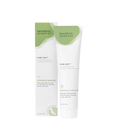 Barefoot Scientist Pure Grit Revitalizing Mineral Scrub, Foot and Body Scrub with Eucalyptus Scent No Color