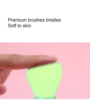 Premium Green Makeup Brushes Set - Soft Hair Blusher Powder & Eyeshadow Tools | Cosmetic Brush Collection for Flawless Makeup Application - Buy Online on GoSupps.com