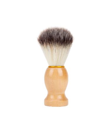 Solid wood handle shaving brush beard care razor brush with soft bristles and wooden handle shaving brush for wet shaving with shaving cream and soap a skin -friendly