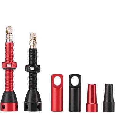 LITEONE Tubeless Valve Stems 44mm - Premium No-Leak Presta Valve Kit with Integrated Core Remover Tool - Fits Most Bicycle Tubeless Rims - Black (Pair) - Buy Online on GoSupps.com