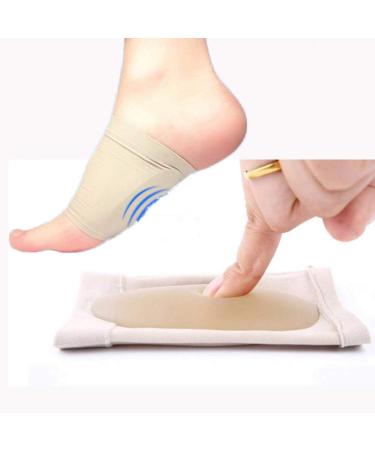 Buy Milisten Arch Support Sleeves - Silicone Compression Gel Socks for Men & Women | Plantar Orthotic Foot Cushion - Buy Online on GoSupps.com