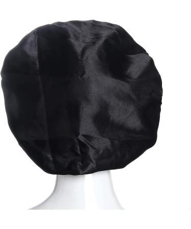 Set of 2 Wide Band Satin Sleep Bonnets for Women - Night Cap Head Cover - Buy Online on GoSupps.com