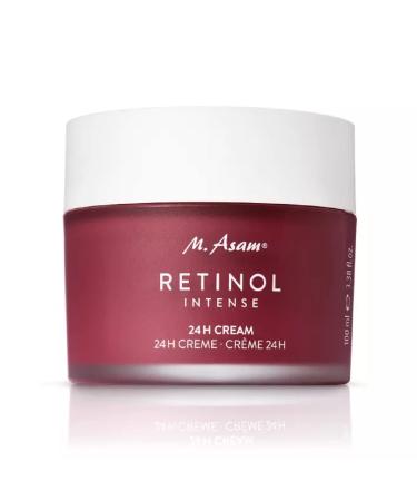 M. Asam RETINOL INTENSE 24h Cream - nourishing face cream for effective wrinkle smoothing & against signs of aging with retinol hyaluronic acid & shea butter vegan anti-aging facial care 3.38 Fl Oz Retinol Relaunch 3.38 Fl Oz