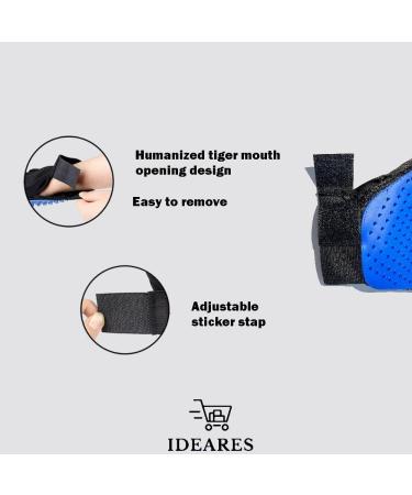 IDEARES Pet Grooming Glove with 259 Pins - 2 Pack - For Dogs, Cats, Rabbits & Horses - Long/Short/Curly Hair - Grooming Mitt for Pets - Buy Online on GoSupps.com