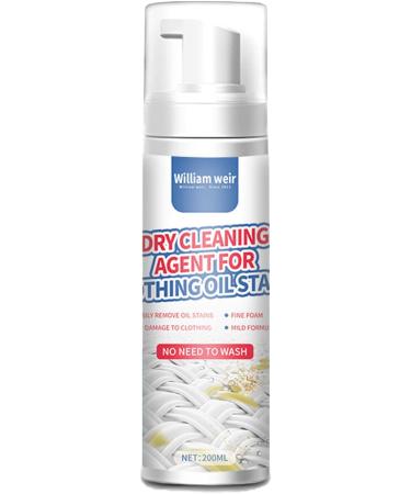 Dry Stain Remover for Clothes | at Home Clothes Spot Dry Cleaner | Dry Stain Cleaner for Oil Makeup Wine Drink Stains on Most Clothes Frifer 200ml - Buy Online on GoSupps.com