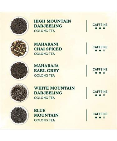 VAHDAM Oolong Tea Leaves Sampler - 5 Flavors, 25 Servings - Loose Leaf Tea Gift Set for Him/Her - Oolong Tea Pack (5 Count) - Buy Online on GoSupps.com