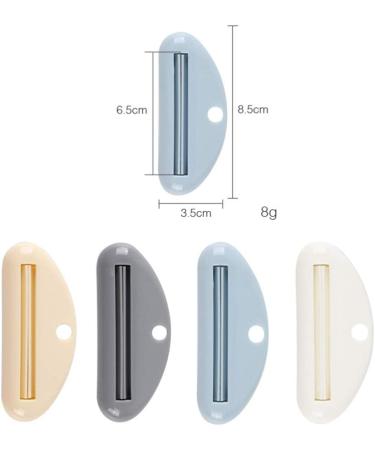 TOPBATHY 4pcs Manual Toothpaste Squeezers Dispenser Toothpaste Tube Clips for Home Bathroom Accessories - Buy Online on GoSupps.com