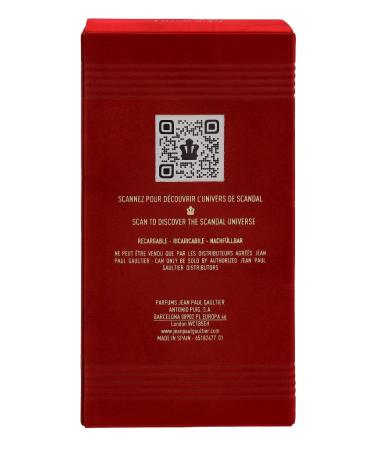 Jean Paul Gaultier Scandal Le Eau de Parfum Intense Refillable Spray for Men 3.4 Ounce - Buy Online on GoSupps.com