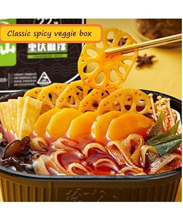 Moxiaoxian Chinese Hotpot self Heating Cooking Box Local Tasty Asian Snacks Instant hot Pot Noodle (Classic Spicy Veggie 1box) - Buy Online on GoSupps.com