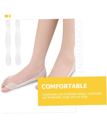 4pcs FRCOLOR Big Toe Splitter & Nursing Board Set for Bunion Comfort - Transparent 23.5x2.3cm - Buy Online on GoSupps.com