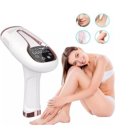 IPL Hair Removal Device - Painless Laser Treatment with 5 Energy Levels 999 900 Pulses & Ice Cooling for Men and Women - Buy Online on GoSupps.com