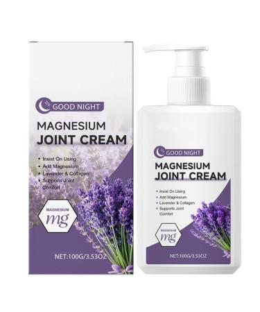 Cr me articulaire au magn sium Goodnight Collag ne la lavande favorise le sommeil et apaise les articulations 100 g tube souple pratique pour toute la famille.