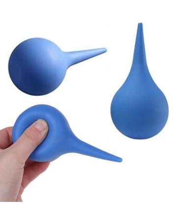 2 Pc Adult Ear Syringe Bulb Earwax Removal Soft Nasal Aspirator Suction Cleaner