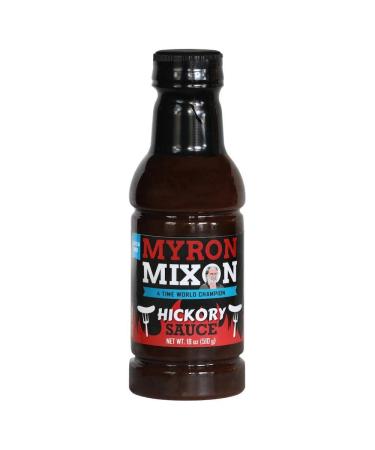 Myron Mixon BBQ Sauce | Hickory | Champion Pitmaster Recipe | Gluten-Free BBQ Sauces MSG-Free USA Made | 18 Oz Bottle