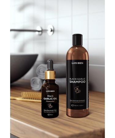 Luis Bien - Black Garlic Hair Care Kit - Strengthens and Revitalizes Hair - Shampoo + Oil - 350 ml & 50 ml - Buy Online on GoSupps.com
