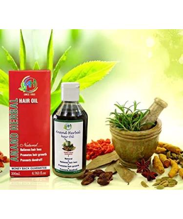 Anand Herbal Hair Oil For Thick And Shiny Hair With Regenrating Agents