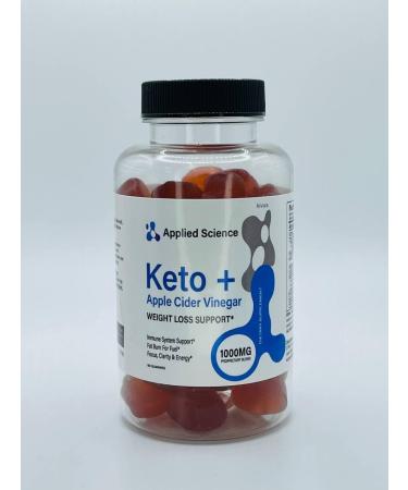 Applied Science Keto+Apple Cider Vinegar Gummies - 60 Count - Buy Online on GoSupps.com