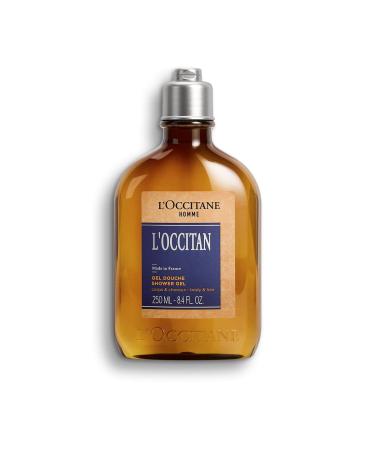 L'OCCITANE L'Occitane Shower Gel| Luxury Body Wash for Men| 2-in-1 Hair & Body| Aromatic Lavender Scent 250 ml (Pack of 1) Body Wash L'Occitan