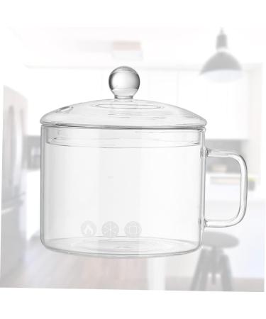 Zerodeko Fruit Transparent Food Storage Container Home Glass Bowl Glass Mixing Bowl Bowls for Kitchen Glass Container with Lid Terrarium Glass Salad Bowl Clear Container Fruit Container 16*15cm As Shown - Buy Online on GoSupps.com