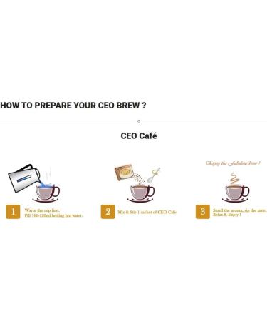 CEO Caf - Brazilian Arabica Coffee Enriched with Yung Kien Ganoderma Mushroom and Coconut Oil - Made with Natural Cane Sugar - Buy Online on GoSupps.com