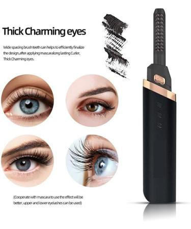 dijiusidy Heated Eye Lash Curler Portable Quick Heating Rechargeable Eyelashes Roller Tool Long-lasting Beauty Instrument - Buy Online on GoSupps.com