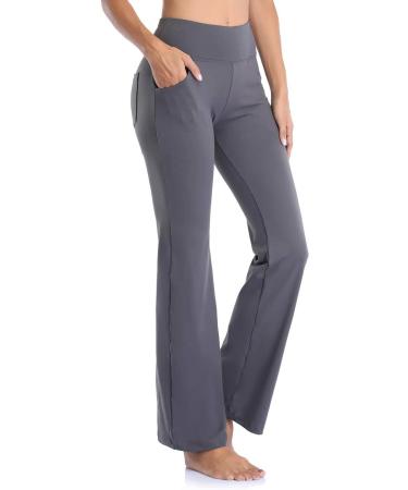 Sport Pants for Women Running Joggers Causal Workout Gym Yoga Sweatpant Comfy Elasticated Trousers Jogging Bottom with Pockets 10-djufh-grey-e M - Buy Online on GoSupps.com