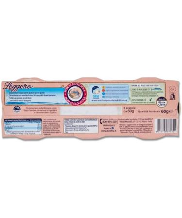 Mareblu Leggero Tuna in A Drizzle of Olive Oil 3x60g - Buy Online on GoSupps.com
