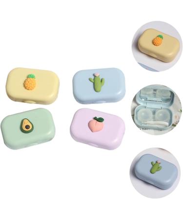 Gatuida 16 PC Colored Contact Lenses Set with Fall Case & Mirror - Cartoon Glasses Holder & Lens Container for Eye Care - Buy Online on GoSupps.com