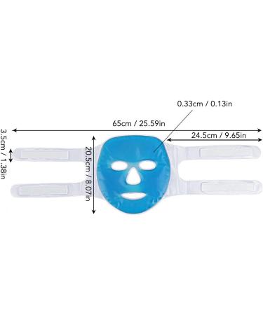 Fyearfly Cooling mask cooling face mask gel beads face mask reduces puffiness migraine reusable warm cold compresses therapy gel mask for sleeping - Buy Online on GoSupps.com