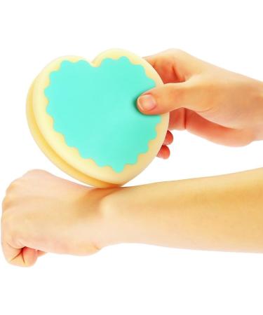Waxing Sponge Painless Hair Removal Depilation Sponge Painless Hair Removal Women Waxing Polishing Buffing Sponge Hair Removal Pad Depilatory Skin Care Tool(Love) - Buy Online on GoSupps.com