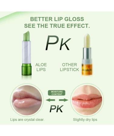 Allbesta 99% Natural Aloe Vera Lipstick Lip Balm - Color Changing Formula for Beautiful Lips - Buy Online on GoSupps.com