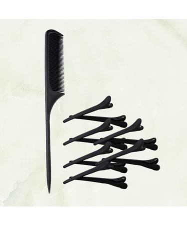 LALAFINA 1 Pointed Tail Dense Gear Comb Hair Clip Hairpins Hair Stylish Comb Womens Hair Clips Alligator Hair Clips Tail Comb Smooth Hair Comb Black Hair Clips Both Ends Brush - Buy Online on GoSupps.com