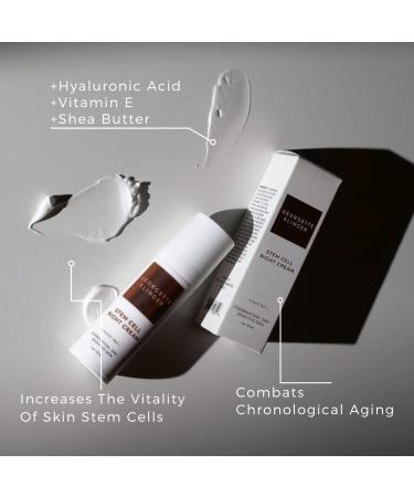 Georgette Klinger Stem Cell Night Cream - Anti-Aging Overnight Moisturizer with Hyaluronic Acid & Vitamin E | Fine Lines & Wrinkles | 1 oz - Buy Online on GoSupps.com