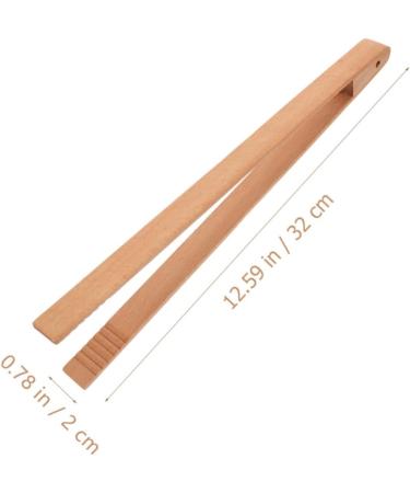 MAGICLULU Cheese Tongs Pickle Tongs Barbeque Tongs Salad Tongs Wooden Kitchen Tongs Food Tongs BBQ Tongs Beech - Buy Online on GoSupps.com