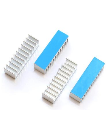 20pcs Aluminum Cooling Cooler With Blue Heat Pad