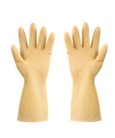 Labor Insurance Latex Gloves Washing Clothes Car Kitchen Cleaning Dishwashing Household (Color : As Shown Size : One Size) (As Shown One Size)